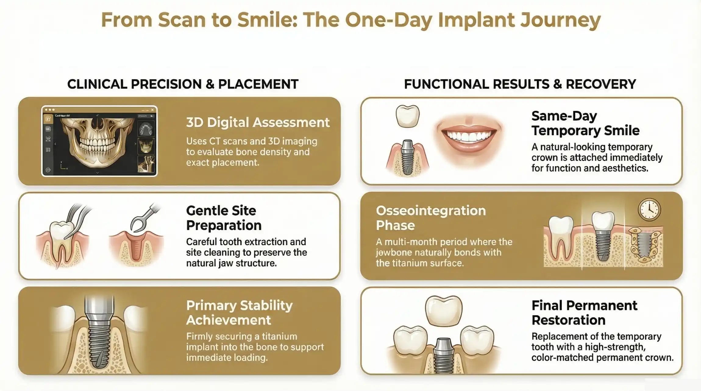 Complete One-Day Implant Procedure
