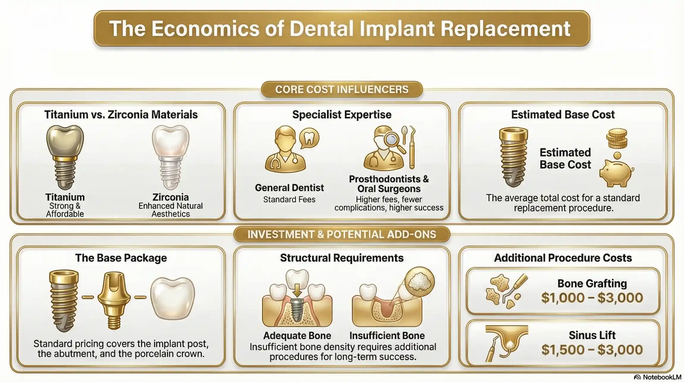 Factors That Affect the Cost of Replacing Implants