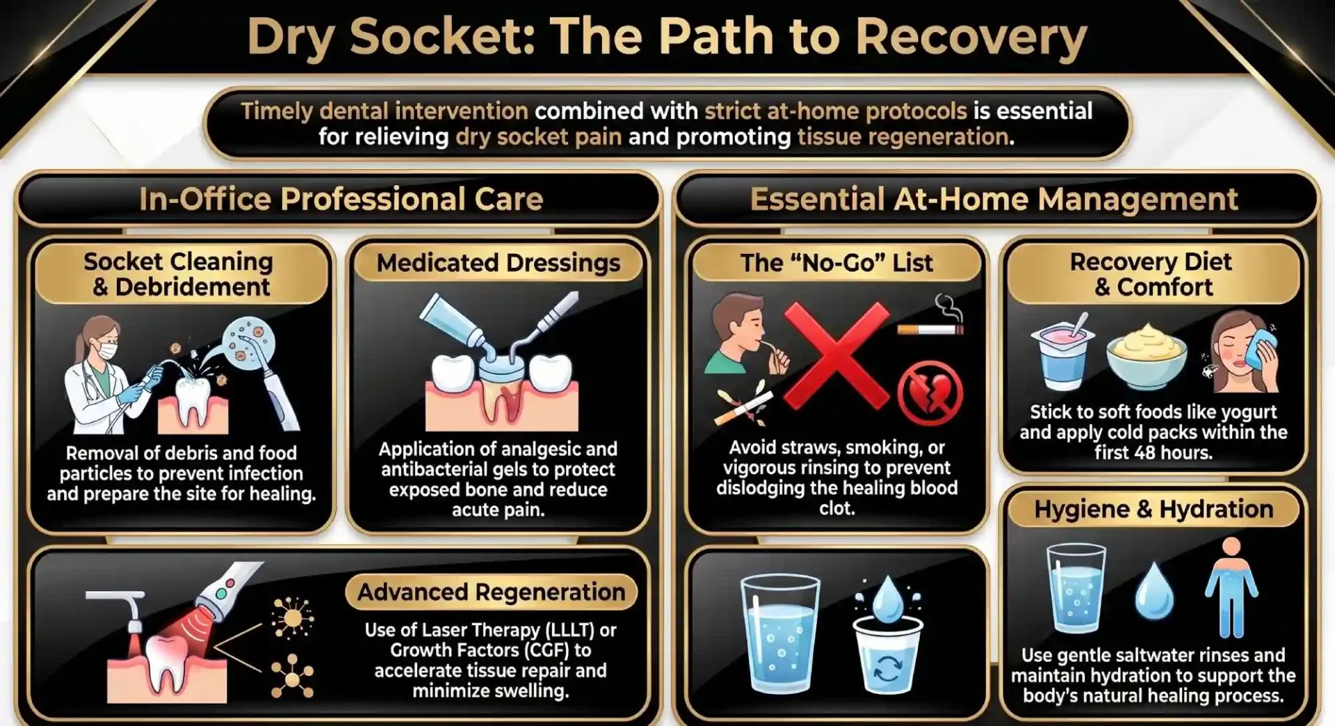 Treatment and Pain Relief for Dry Socket